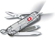 Victorinox Swiss Army Silver Tech Signature Lite Pocket Knife - 58mm