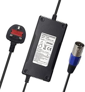 xiixtoo 24V 5AMP Lithium Battery Charger For Mobility Wheelchair, Scooter, Motorcycle, eBike, Lawn Mower, Marine Boat, Pride Mobility, Jazzy Power Chair, Drive Medical, Shoprider Male 3-Pin XLR Plug