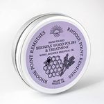 100% Natural Lavender Beeswax Wood Polish & Conditioner - 100ml - Bees Wax Enhances the Natural Beauty of Oak Pine, Beech & More Seals & Protects for a Perfect Finish