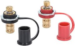Battery Charger Post Kit, Jumper Terminal 250A Fast Charge Fireproofing Ensure for Car RV Truck