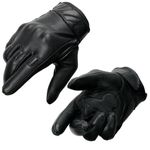 Milwaukee Leather MG7521 Men's Leather Gloves with Gel Palm and Knuckle Protectors - Small