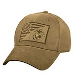 Rothco USMC Globe and Anchor Low Pro Cap Coyote Brown