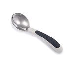 NRS Healthcare Kura Care Easy Grip Adult Soup Spoon, White and Black