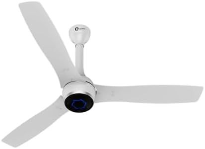 Orient Electric Newly Launched 1200 mm Aeon VC Smart BLDC ceiling fan for home | IOT Enabled & Remote Control | Two-Way Rotation for All Season Use | 5 year warranty by Orient | Pixel White