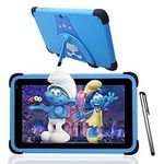 weelikeit 7 Inch Kids Tablet,Android Toddler Tablet with Parental Control,2GB RAM 32GB ROM,WiFi,Dual Camera,Bluetooth,Kid-Proof Case and Stylus（Blue