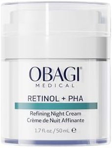 Obagi Medical Retinol + PHA Refining Night Cream - Clinically Proven, Dual-Action, Overnight Anti-Aging Face Cream for Smoother, Renewed Skin & a More Even-Looking Complexion - 1.7 Oz