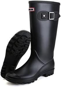 CKWLXQY Rain Boots Womens Waterproof Superior Anti-Slip Feature Rubber Rain Boots PVC Garden Rain Boots & Shoes Comfort Outdoor Work Fishing Shoes