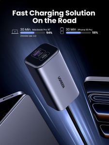 UGREEN 150W USB-C Car Charger – 4-Port Fast Charging Adapter for iPhone, Galaxy, Laptop