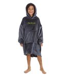 Personalised Kids Oversized Hoodie boys Hoodie Blanket Fleece Fluffy Snuggle Hooded Blanket Kids Hoodies Girls Age 8-13 Cute Charcoal Grey