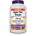 Webber Naturals Apple Cider Vinegar, 240 Capsules, Sugar Free