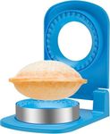 Metal Sandwich Cutter and Sealer Round Sandwich Cutters for Great Perfectly Sealed Sandwiches, Lunch Box Snacks & Party Food Prep (Blue)