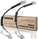 A-Premium Front Driver and Passenger Brake Hydraulic Hose Compatible with Jeep Models - Cherokee, Comanche, Grand Cherokee, Grand Wagoneer, TJ, Wrangler, Wagoneer - Replace# 52008675AD(Pack of 2)