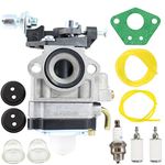 SRM-2400 Carburetor for Echo SRM-2400 PAS-2400 SRM-2400SB SRM-2410 A021001340 BRD-280 PE-280 Edger RedMax CHT2200 CHT2250 HT2200 BC200DL BT200 Husqvarna 531009572 Shindaiwa EB802RT A021001341