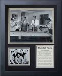 Legends Never Die The Rat Pack Group Pool Table Collectible | Framed Photo Collage Wall Art Decor - 12"x15" (16214U)