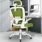 FelixKing Ergonomic Office Chair, Adjustable Lumbar Support, Swivel Chair with HighBack and Armrest, Adjustable Height Gaming Chair, Avocado Green