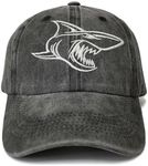 Shenbors Embroidered Shark Baseball