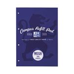 Oxford Campus, MEGA 300 Pages A4 Lined Paper Refill Pad with Margin, Navy, Pack of 1