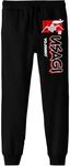 Usagi Yojimbo Dual Blade Sketch Youth Black Jogger Pants-M