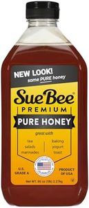 Sue Bee Pure USA Clover Honey, 80 Ounce (5 Pound) Sue Bee Pure Premium Clover Honey From USA Beekeepers