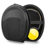 Geekria Shield Headphones Case for On-Ear Headphones, Replacement Hard Shell Travel Carrying Bag with Cable Storage, Compatible with JBL Tune510BT, Skullcandy Hesh3, B&O Beoplay (Black)