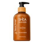 Beauty Garage African Shea Butter Shampoo | 300ml Sulphate Free Shampoo with Argan & Macadamia Oil | Smooth Shield Retention | For Dry & Frizzy Hair