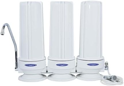 Arsenic Countertop Water Filter System | Crystal Quest (Triple, Polypropylene)
