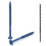 100 Qty 3/16" x 2-3/4" Flat Head Phillips Diamond Tip Concrete Screws to Anchor Masonry, Block & Brick (BCP483)