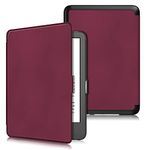 ProElite Slim Smart Flip case Cover for Amazon Kindle 6" 300 ppi 11th Generation 2022, Wine Red