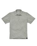 THE SAVILE ROW COMPANY LONDON SRW Active Men's Regular Fit Non-Iron Short Sleeve Polo Shirt - Marl Grey - XX-Large