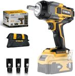 etoolab Impact Wrench 1/2 inch for DeWalt 20v Battery, Impact Wrench 750Ft-lbs(1000N.m) High Torque Brushless Electric Impact Gun, Power Impact Driver with 3-Mode Speed, LED Work Light(no battery)