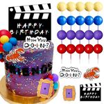 27 PCS Friend Cake Topper Lobster Friend Cake Toppers Friend Party Decorations Friend Birthday Decorations Balls Cake Topper