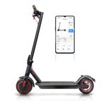 LOFIR 8.5" Aluminum Alloy Folding Electric Scooter Connectivity App Legal for Road Including Lock Function Load, 30Km Autonomy, Battery 387Wh, Maximum Load 120kg, Black