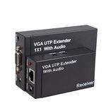 New Video VGA UTP 1x1 Splitter Extender with Audio Cat5/6 to 300M