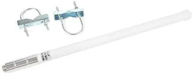 HYS 2.5dBi 100W 15.7inch Fiberglass Outdoor Antenna with SO239 (UHF-Female) Connector for Car Taxi Mobile Ham Radio Transceiver