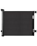 Retractable Baby Gate, 140cm Wide x 86cm Tall, Extra Tall Mesh Safety Gate for Baby & Pets, Indoor/Outdoor Use, Fits Doorways & Stairs，Black