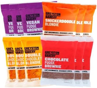 Greyston Bakery Premium Brownie & Blondie Gift Collection - Traditional Assorted Brownies & Blondies | 12 Pieces, Kosher, Preservative-Free