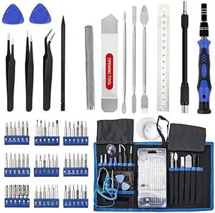 ELECTRO WOLF 80 in 1 Precision Set with Magnetic Driver Screwdriver Set Kit, Professional Electronics Repair Tool Kit with Portable Bag for Repair Cell Phone, iPhone, iPad, MacBook