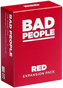 BAD PEOPLE Party Game - RED Expansion -100 New Question Cards for The Hilarious Adult Card Game for Fun Parties and Board Games Night with Your Group - Find Out What Your Friends Really Think of You