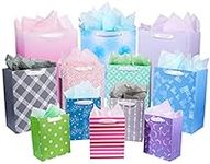 12 Pack Gift Bags Assorted Sizes an