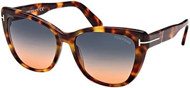 Tom Ford NORA FT 0937 Blonde Havana/Blue Shaded 57/17/140 women Sunglasses