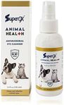 Superox Animal Eye Wash & Tear Stain Remover | Fast Relief from Irritations & Allergies Symptoms | Safe for All Animals | 100 ml (3.38 oz)