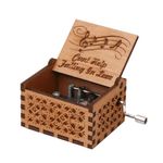 Nostalgish Can't Help Falling in Love Music Box Hand Crank Wooden Musical Box - Unique Gift (Wood, Can't Help Falling in Love)