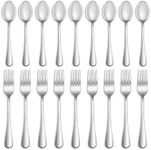 12 Pcs Forks and Spoons Silverware 