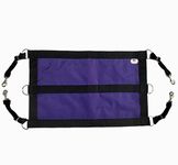 Majestic Ally 1200D 29"x19" Horse Stall Guard with Adjustable Straps and Hardware (Purple Black)