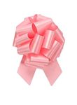 Feronia Packaging 2 Pieces Pull Bow for Gift Wrapping Gift Bows Pull Bow With Ribbon for Wedding Gift Baskets, 5.5 Inch 20 Loop (Light Pink)