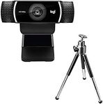 Logitech HD C922 Pro Webcam, 1080p 