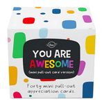 Dessie Awesome Cards - 40 Unique Mini Encouragement Cards w/Inspirational Messages. Employee Appreciation Gifts. Teacher Appreciation Gifts in Bulk. Positive Affirmation Cards.