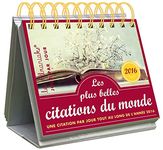 PLUS BELLES CITATIONS DU MONDE 2016 (LES)