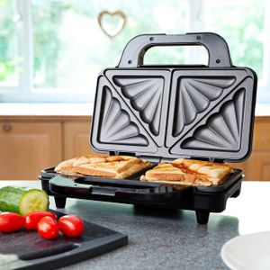 Sensiohome 4-Slice Sandwich Toaster – Non-Stick, Compact Design