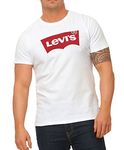 Levi's Men's Graphic Set-In Neck T-Shirt, White, L